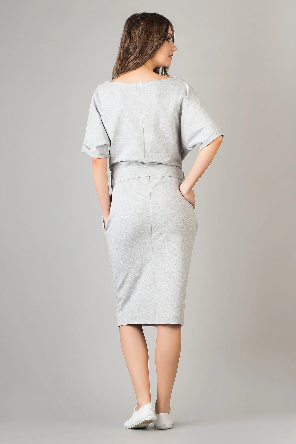 Robe en tricot doux style kimono élégante décontractée pour femmes au quotidien confort assuré