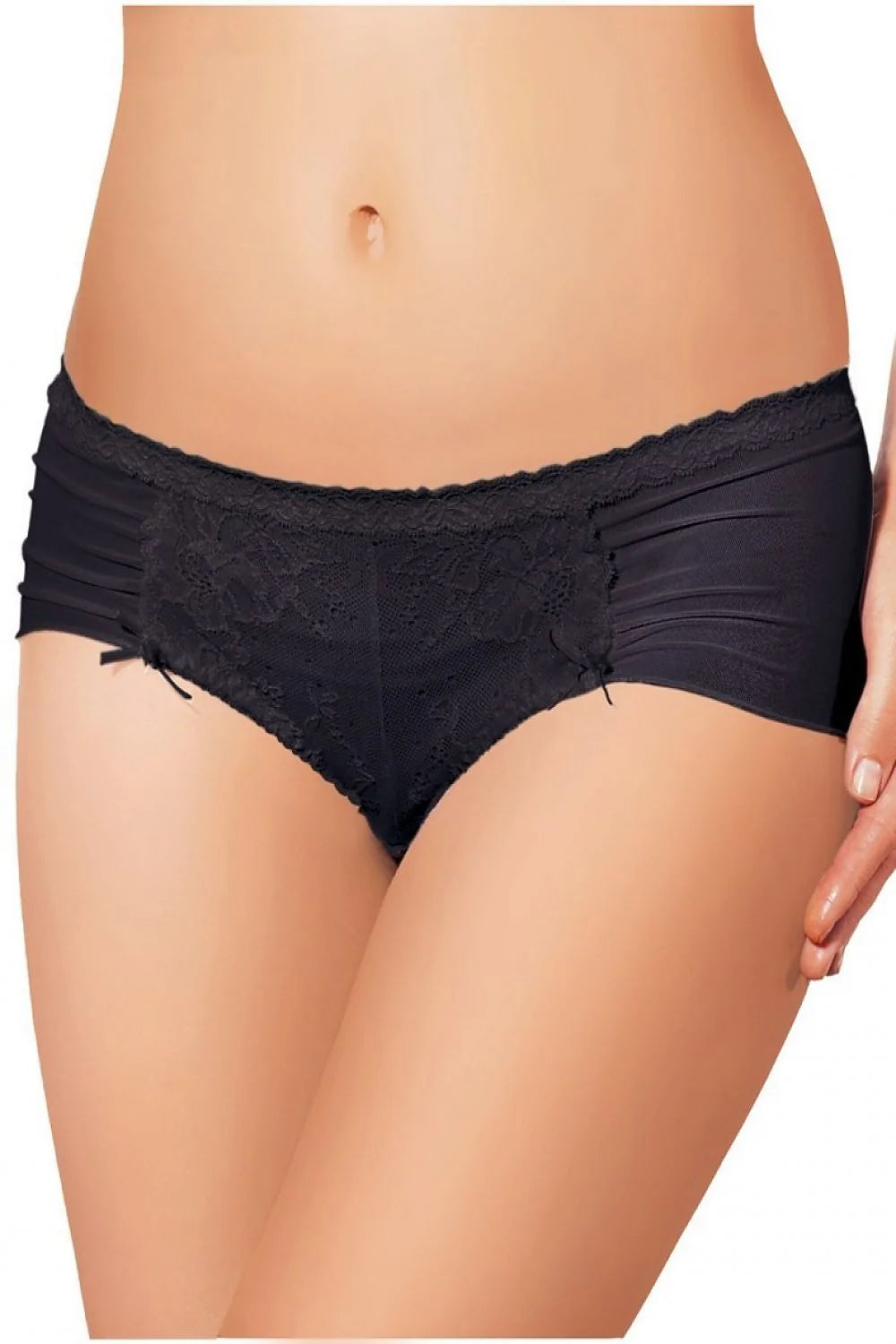Short en voile et dentelle florale élégant et confortable pour sublimer vos courbes féminines raffinées