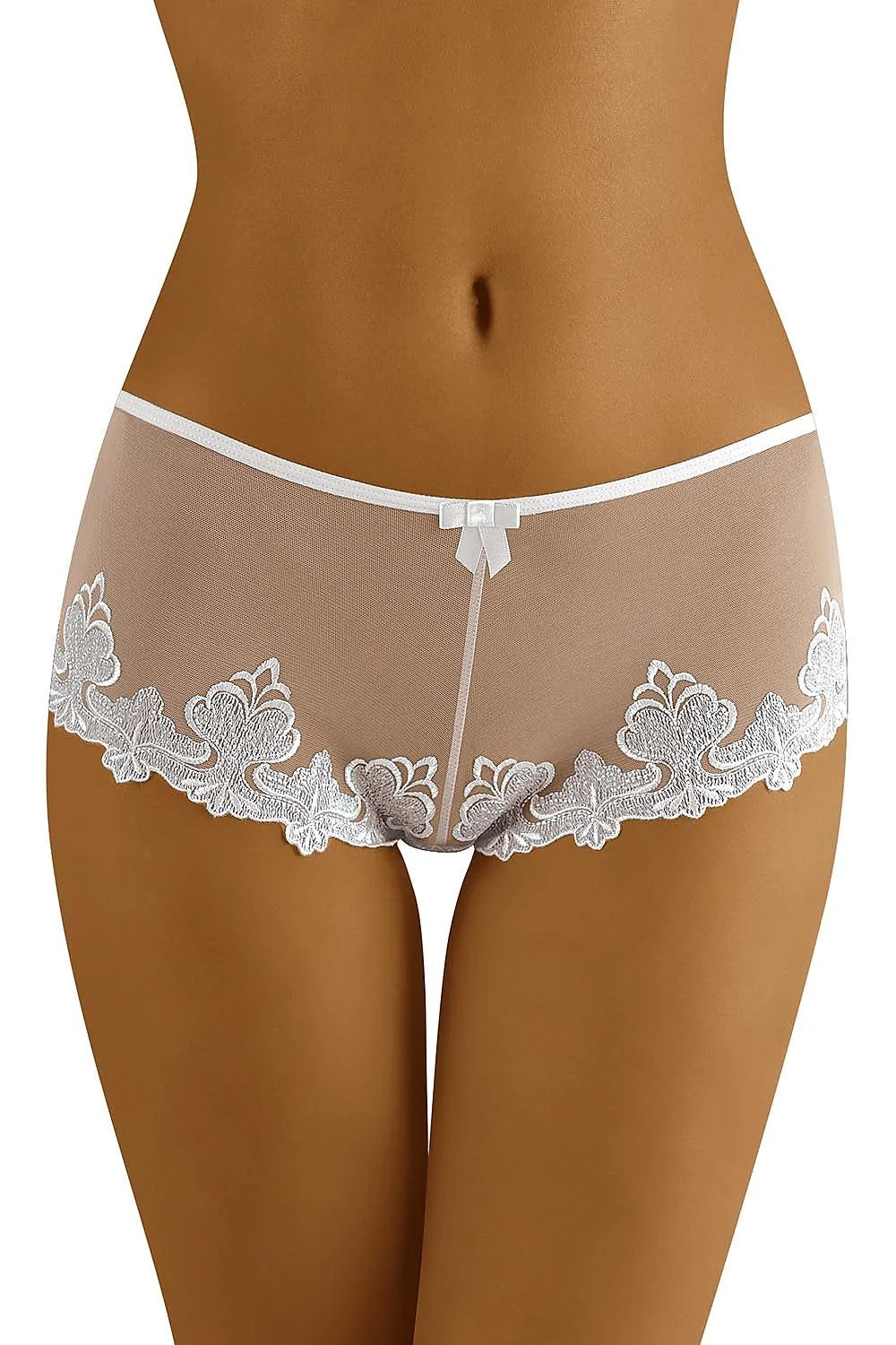 Shorts en tulle délicat Wolbar pour une silhouette raffinée et élégante, confort inégalé garanti