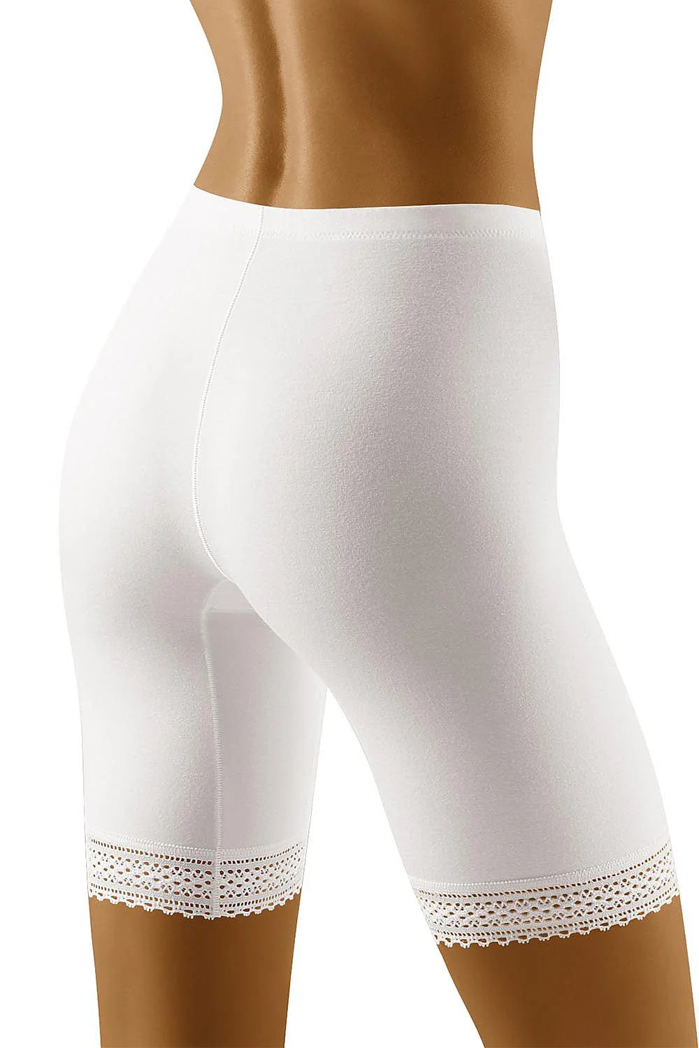 Shorty gainant en microfibre noir moderne pour silhouette sculptée avec dentelle élégante et confort quotidien