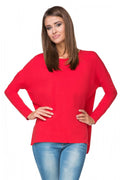 Sweatshirt tricot coton style kimono élégant et confortable pour toutes saisons silhouette flatteuse