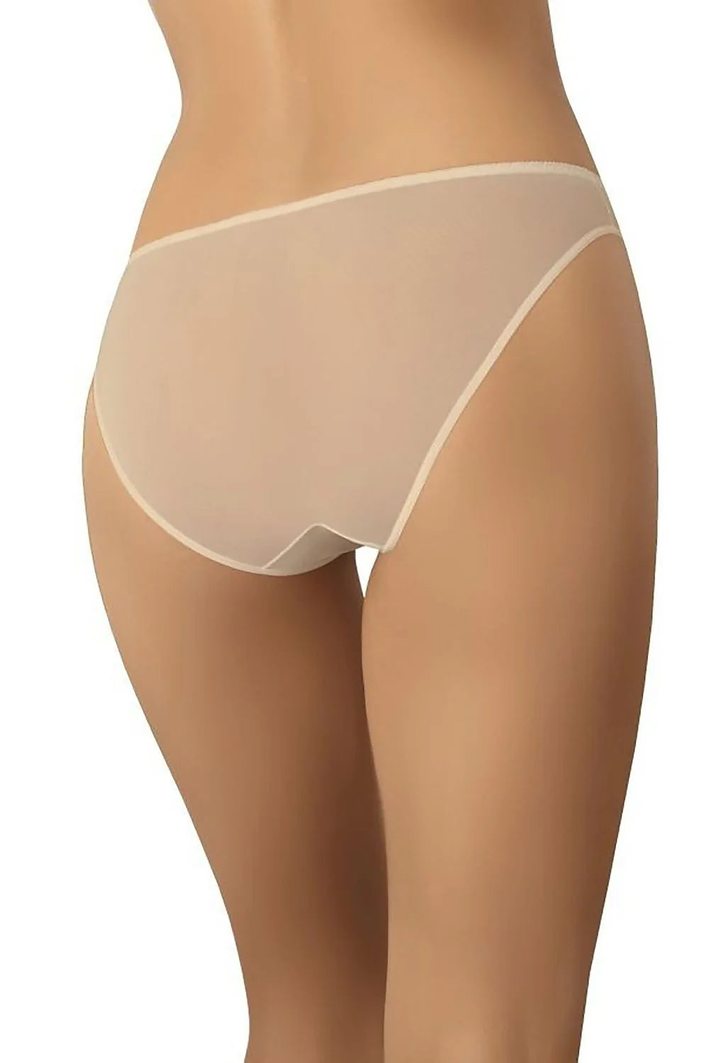 Ensemble de culottes féminines classiques en dentelle florale beige clair, confort élastique, style élégant, coupe moderne, idéal quotidien et occasions spéciales