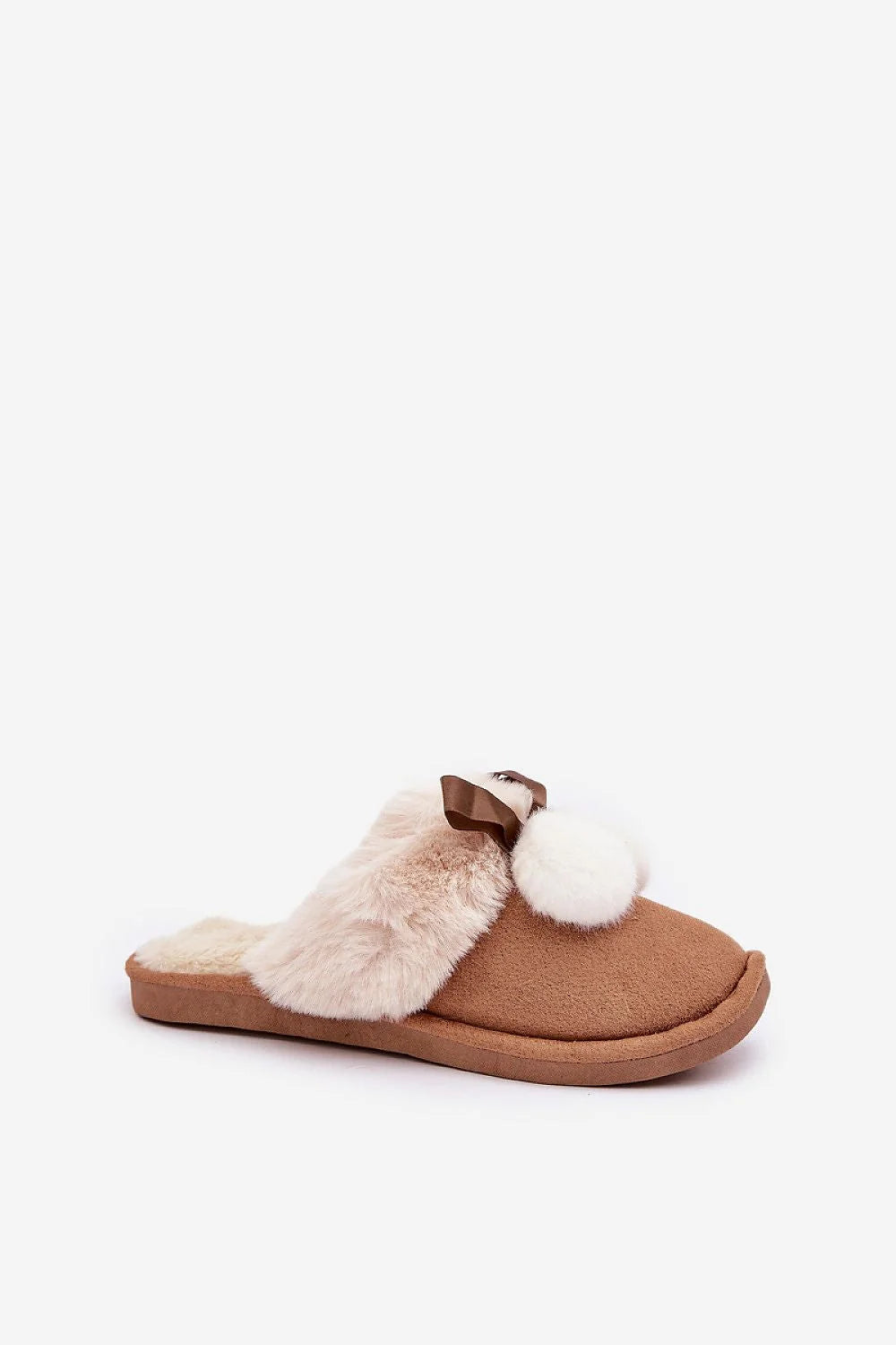 Pantoufles femmes mule style cosy élégant fausse fourrure douce tissu anti-dérapant intérieur maison hiver cadeau tailles 36-41