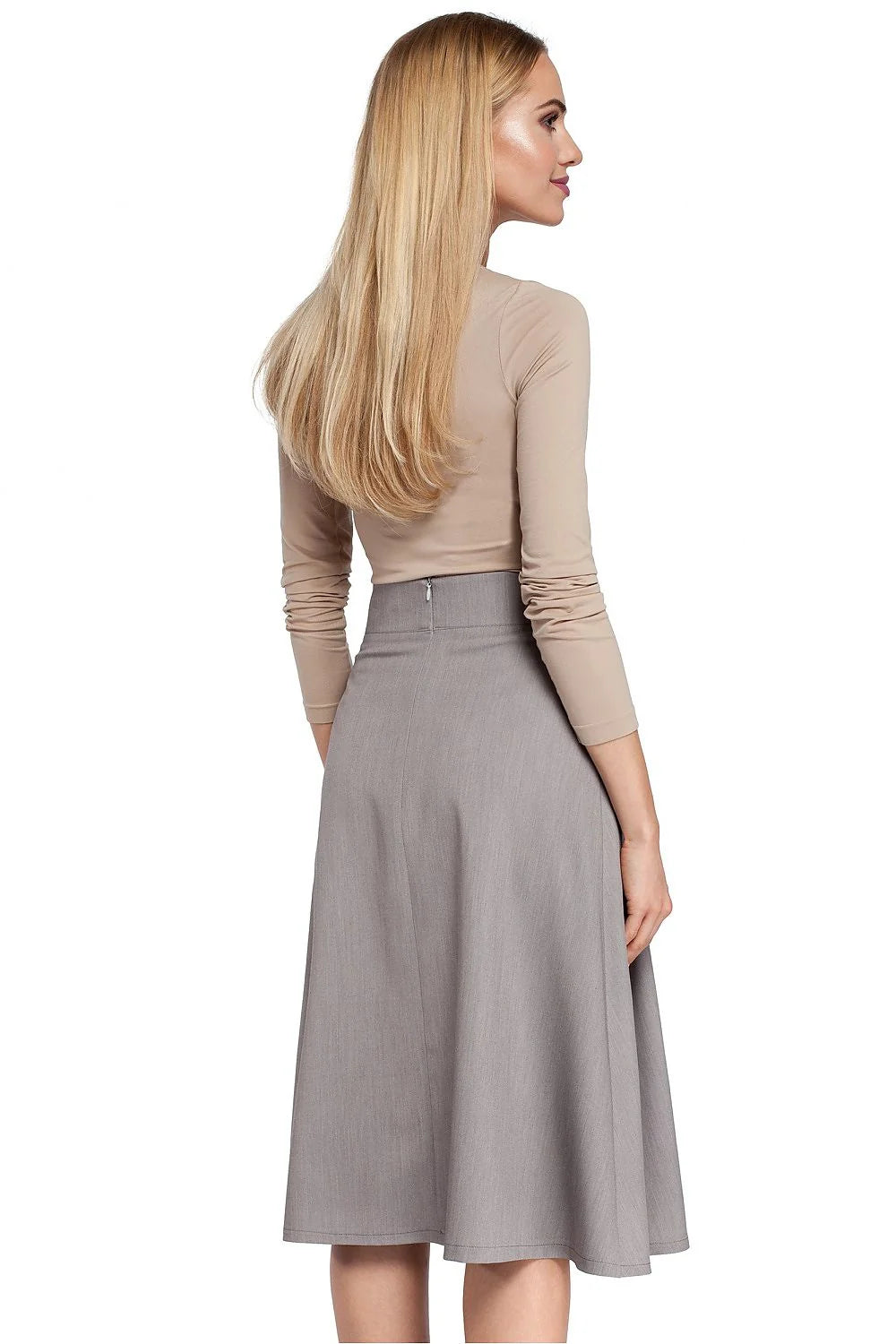 Jupe évasée en tissu raffiné élégante et confortable pour femmes modernes occasions formelles et décontractées