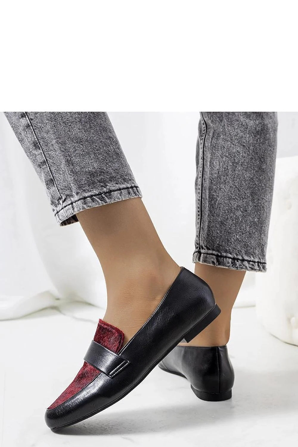 Chaussures basses Solea mocassin femmes cuir noir velours bordeaux écolo semelle caoutchouc été taille standard confort élégance moderne