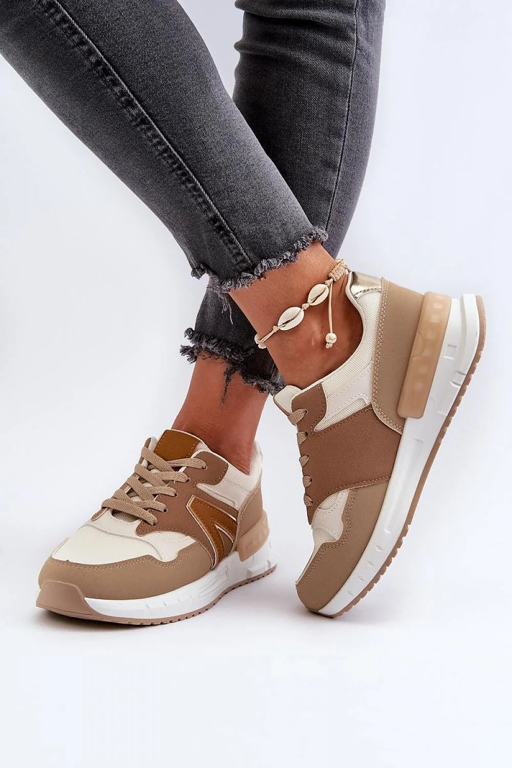 Chaussures de sport élégantes pour femmes baskets platesforme cuir synthétique semelle piano amorti confort taille 36-41