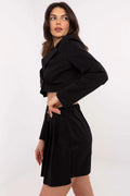 Jupe-culotte élégante Italy Moda en viscose élasthanne coton coupe ajustée élastique taille doré occasionnels femmes