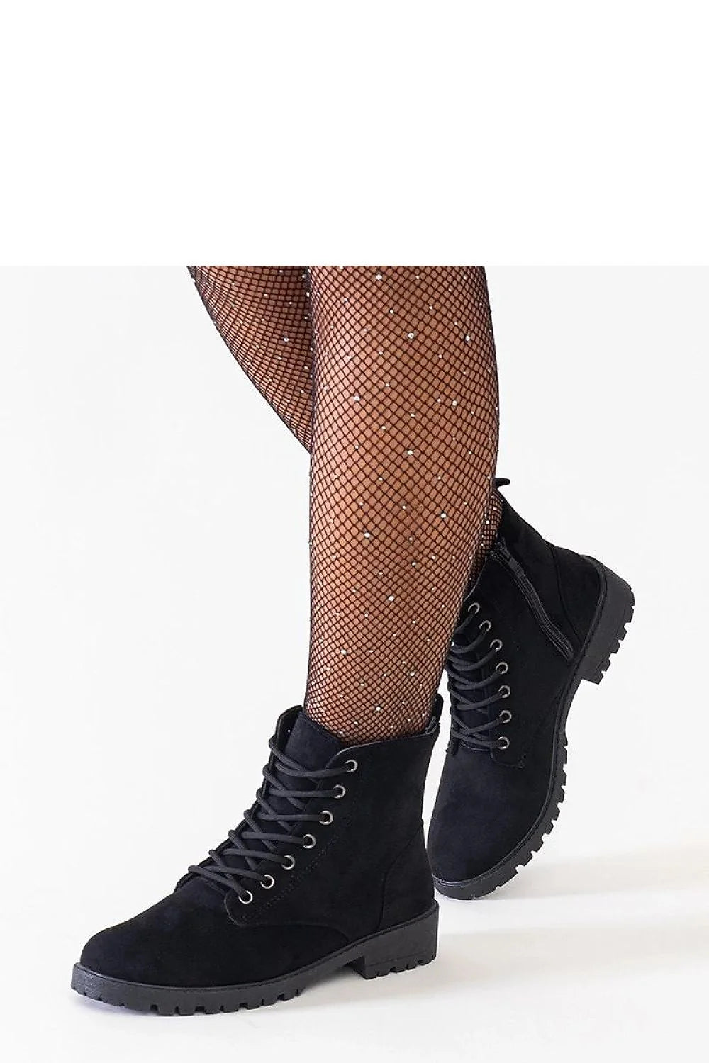 Bas résille noir paillettes incrustées glamour élégant moderne ajusté transparent soirée femmes mode
