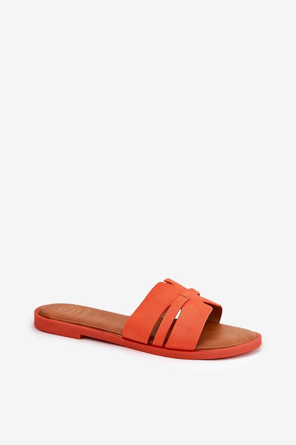 Sandales femmes style minimaliste couleur audacieuse été 2023 cuir artificiel semelle antidérapante Talon plat