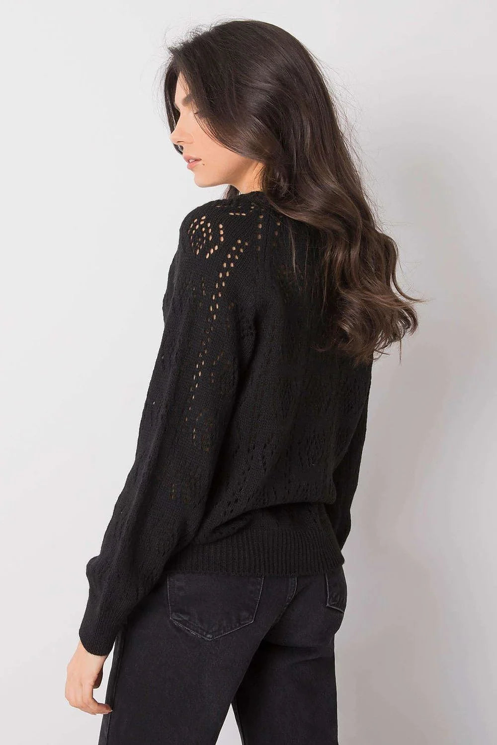 Cardigan femme en tricot ajouré blanc élégant décontracté manches longues mi-saison doux confortable