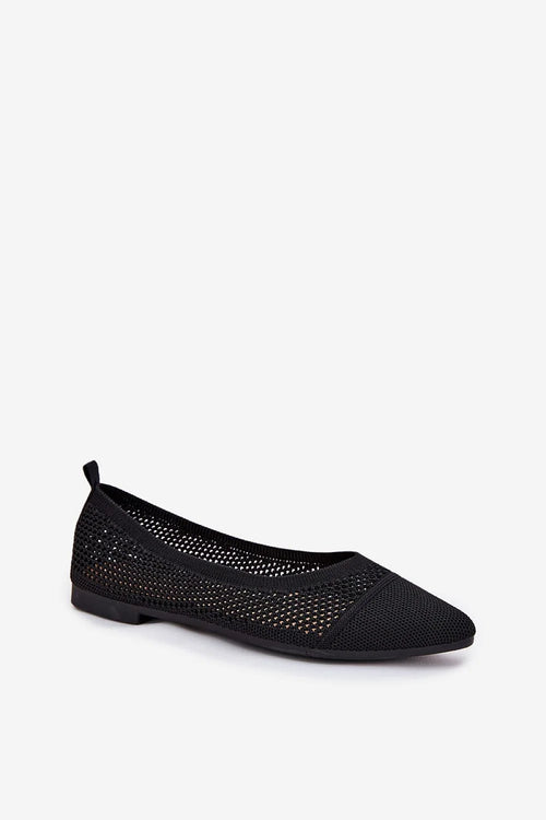 Ballerines Plates Femme Design Moderne Élégant Couleur Noire Matériaux de Qualité Confort Toute la Journée Occasions Multiples
