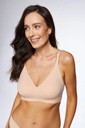 Soutien-gorge sans armature Soft Gorteks confort doux coussinets amovibles style sportif maintien léger femme