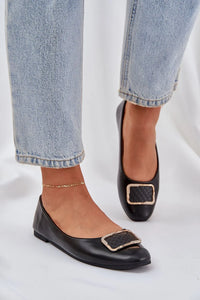 Ballerines femmes élégance intemporelle design classique cuir écologique semelle plate bout rond style casual occasion spéciale