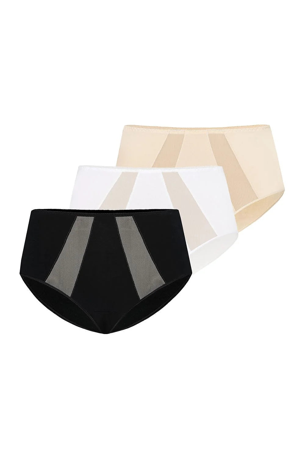 Culotte taille haute noire transparente femme confort style élégance lingerie basique noël cadeau anniversary
