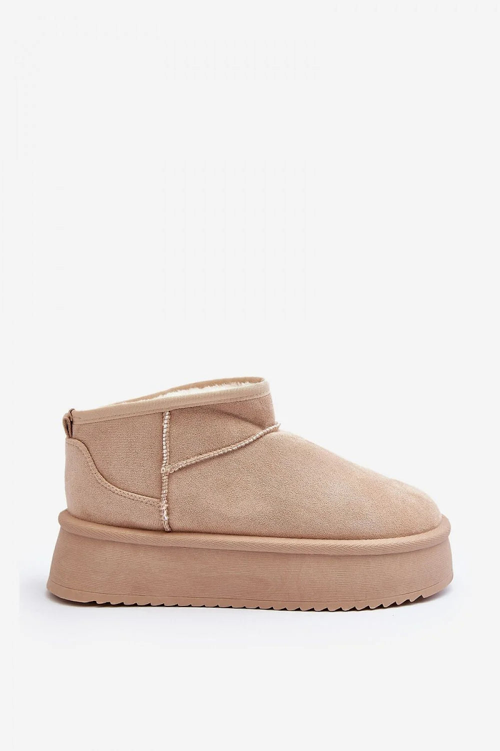 Bottes de neige Step in style plates coupe basse éco-suède fourrure chaussures mode femmes confortables