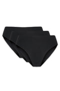 lot trois culottes sans couture noir mihaute ceinture large microfibre extensible ultralisse maintien confortable invisible vêtements ajustés gousset coton
