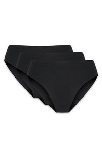 lot trois culottes sans couture noir mihaute ceinture large microfibre extensible ultralisse maintien confortable invisible vêtements ajustés gousset coton