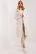 Gilet long élégant pour femmes en fourrure imitation crème sans manches coupe droite capuche large occasionnels formels