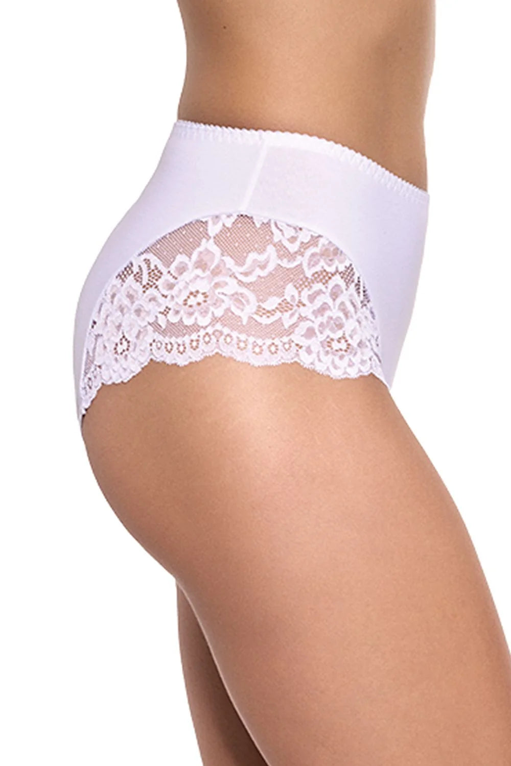 Culottes high-waisted dentelle élégance féminine confort everyday lingerie blanc taille ajustable femmes mode intime