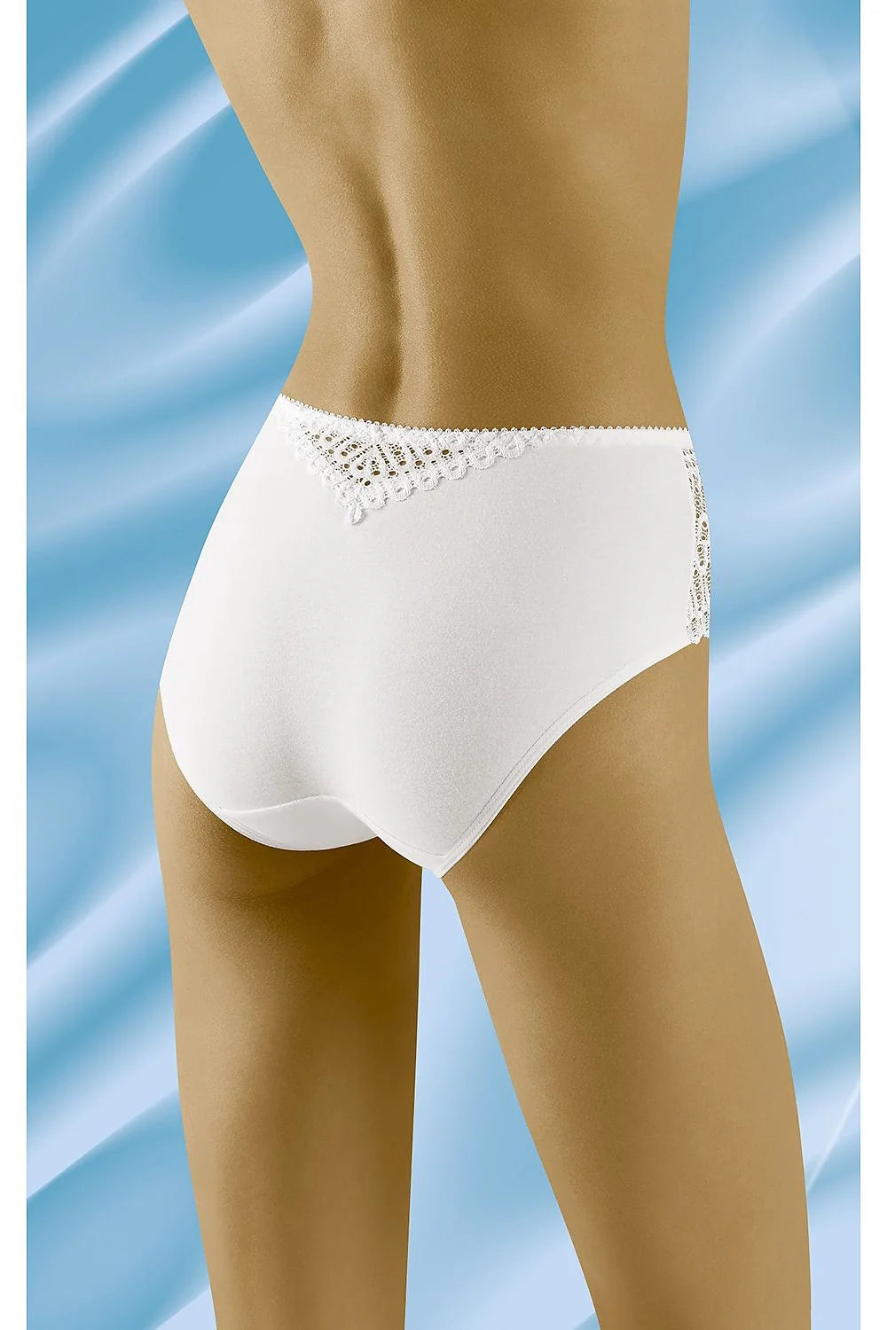 Culottes féminines élégantes en dentelle et tissu opaque, taille haute, confortable, coton 90% élasthanne 7% polyamide 3%