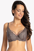 Soutien-gorge Gaia semi-souple automne dentelle tissu doux féminin éлегance balconnet ajustable maintien parfait occasions spéciales