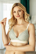 Soutien-gorge allaitement Mirabile dentelle florale confort style élégant matériau doux respirant fermeture pratique nursing femmes