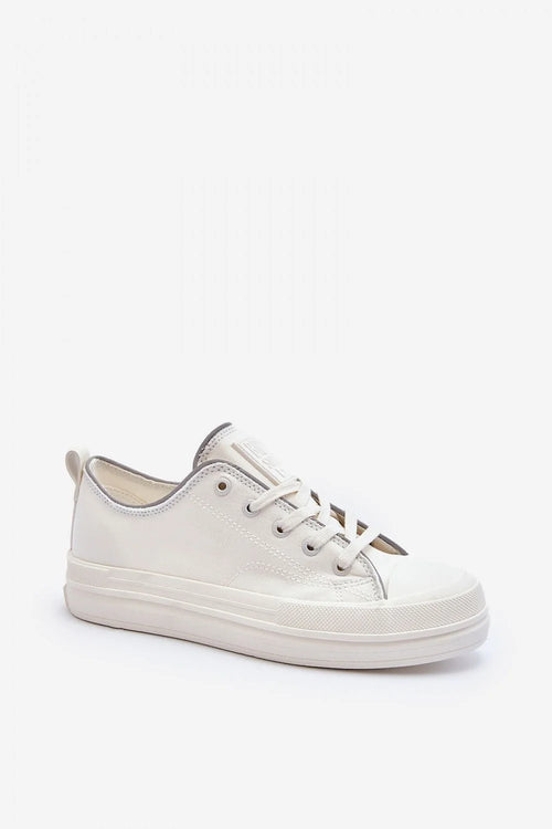 Baskets pour femmes en cuir synthétique design moderne couleur blanche semelle en caoutchouc style minimaliste confortable idéales pour le quotidien été mode urbaine