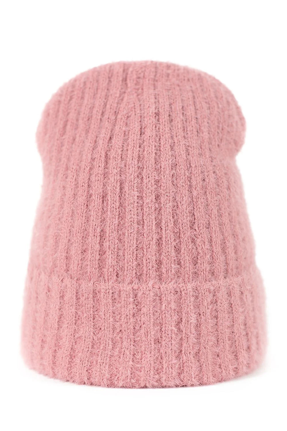 Bonnet Art of Polo rose pastel tricot côtelé doux élastique femmes coupe classique ample finitions soignées