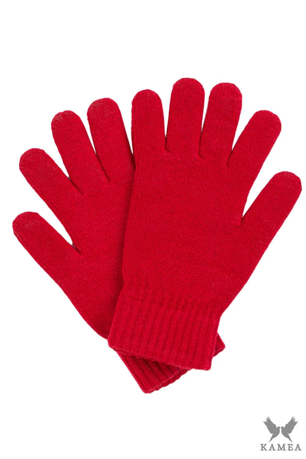 Gants d'hiver pour femmes en laine rouge, design classique, poignets élastiques, confort et chaleur,多 couleur, style chic, fonctionnel et élégant