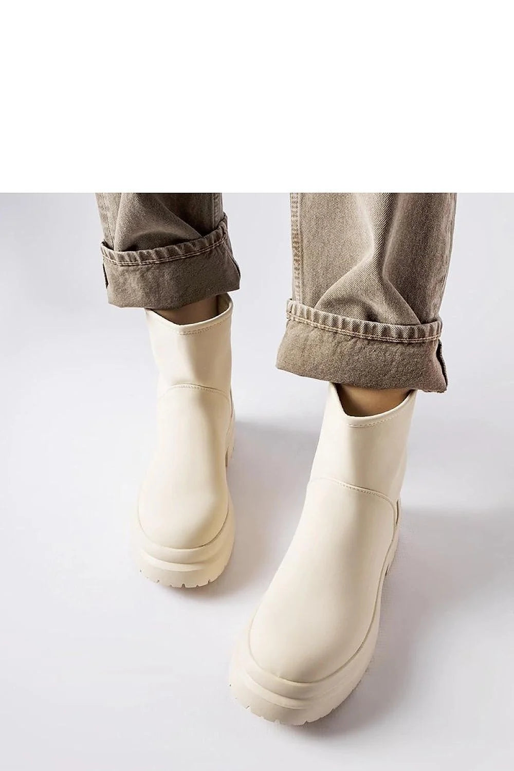 Bottes pour femmes Solea moderne élégante beige waterproof mi-mollet confortable durable occasion quotidienne ville hiver style casual formel