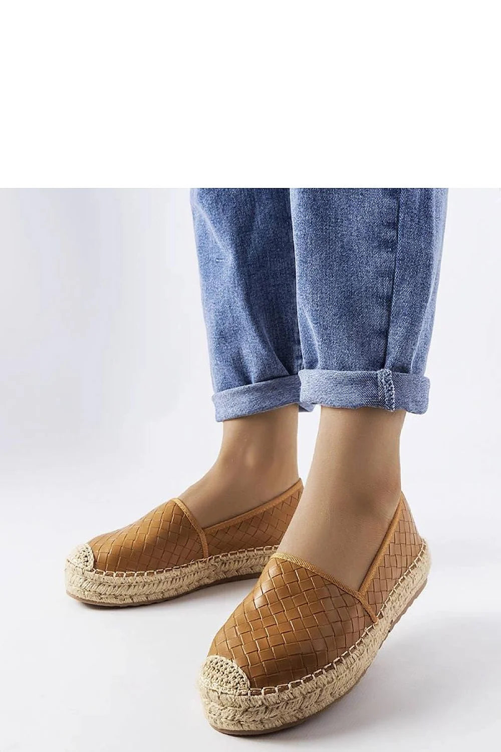 espadrille femme Solea cuir tressé cognac semelle jute plateforme bout fermé cousue apparente enfilage confort légère stabilité bohemechic estivale