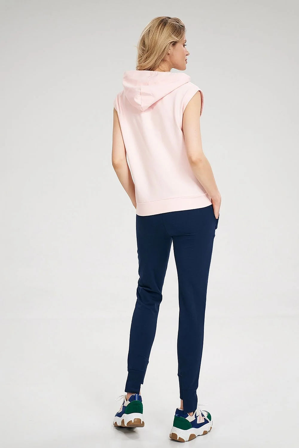 Pantalon de jogging coton violet décontracté ajusté pour look sportif confortable au quotidien femmes