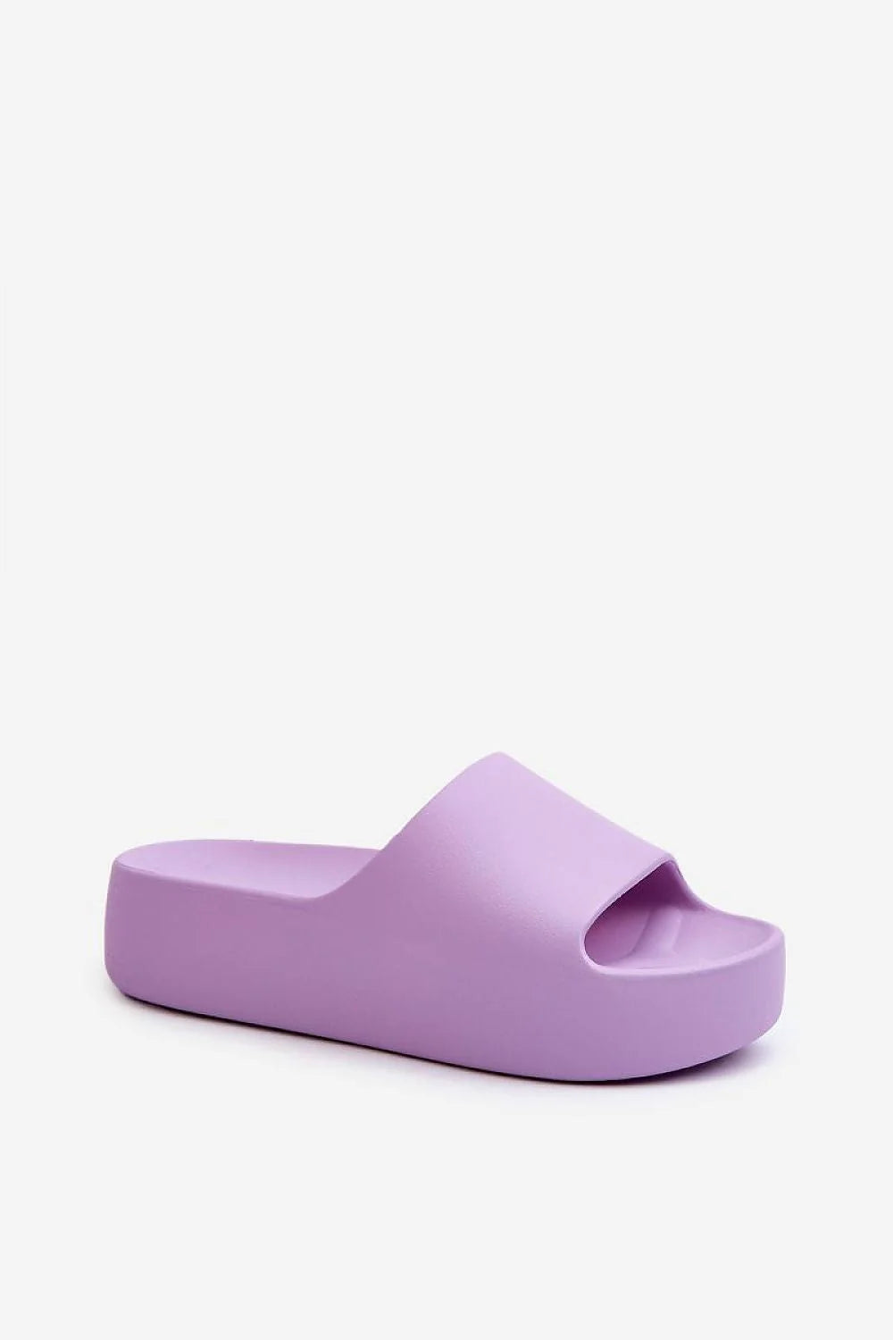 Sandales femmes style moderne couleur violette matériau EVA confort été occasions estivales sandales ouvertes design minimaliste