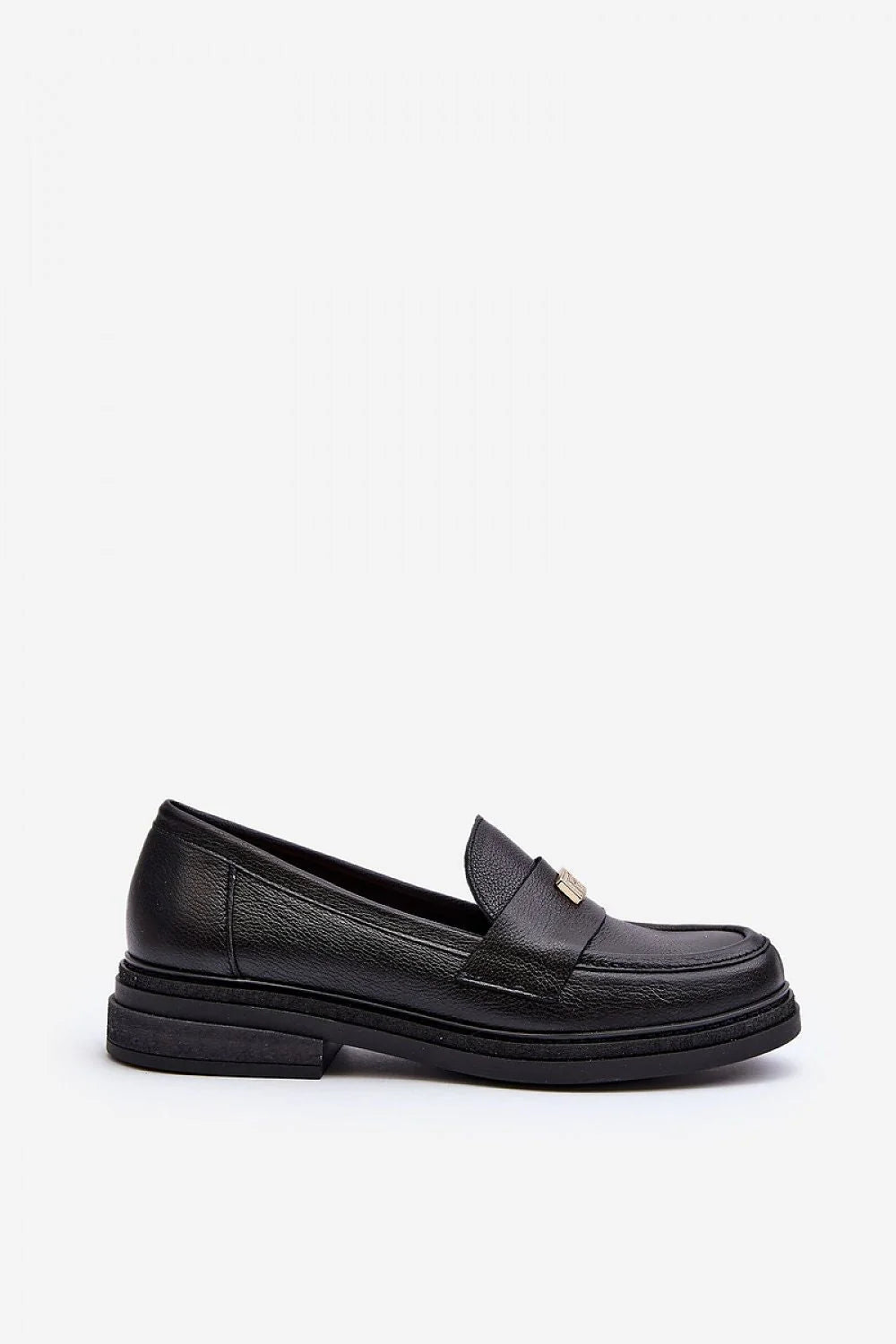 Mocassins femmes cuir naturel design classique élégant talon plat détails dorés confort polyvalent mode printemps été