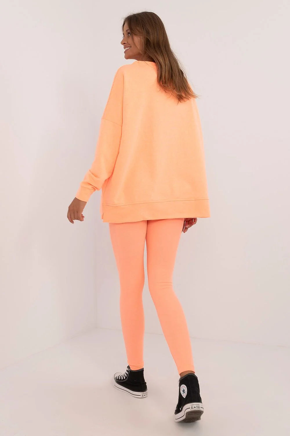 Ensemble casual femme sweatshirt oversize legging coton couleur pastel occasions quotidiennes confort style moderne tendance mode été 2023