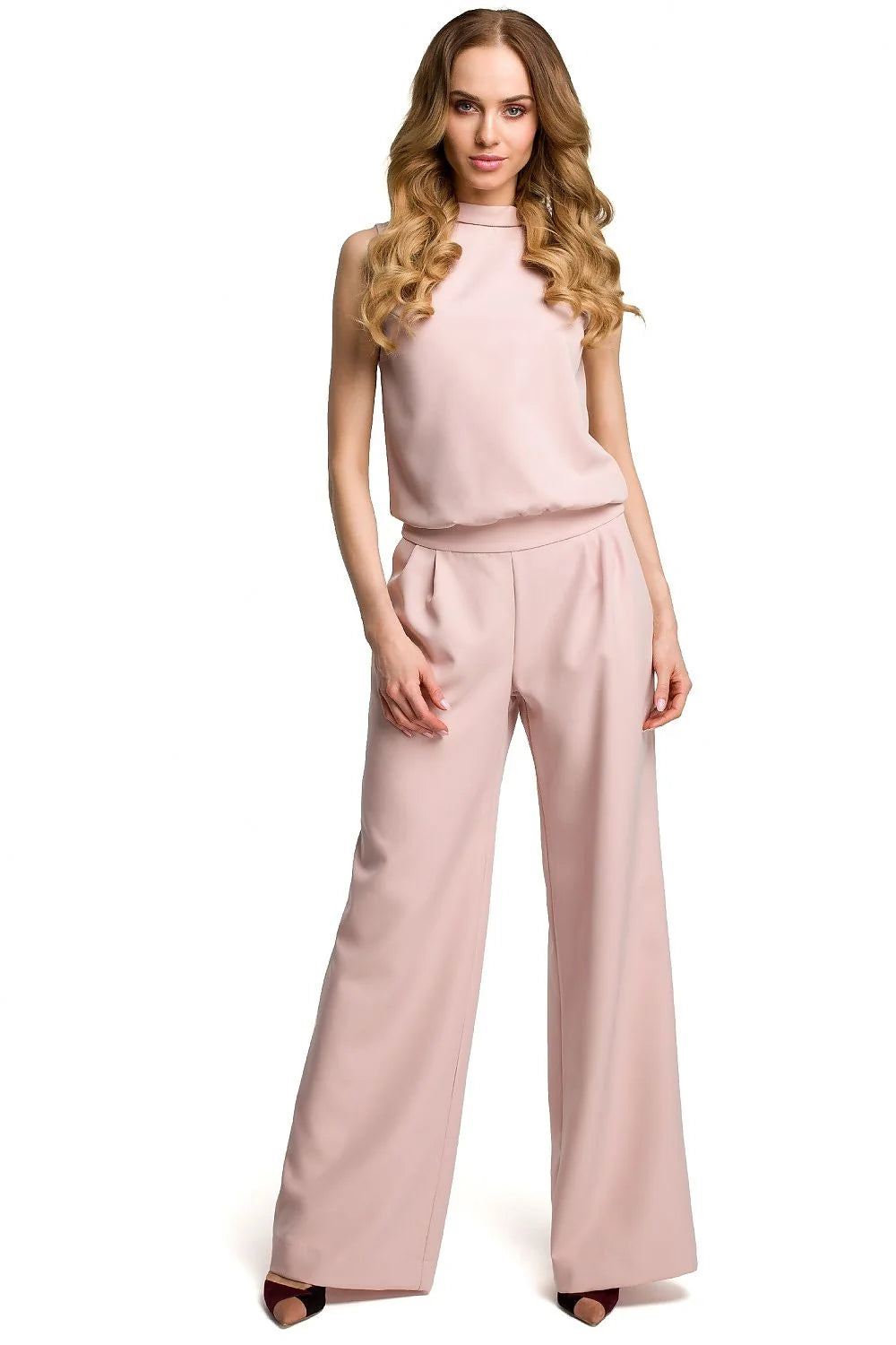 Ensemble pantalon et haut noir fluide élégant classique pour femmes modernes mode chic polyvalente