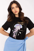 T-shirt femme design méduse Paradise Island She dream of style bohème été