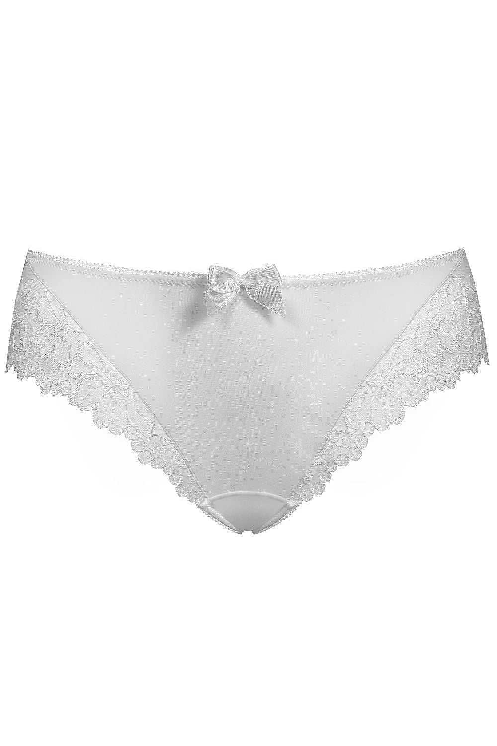 Culottes féminines en dentelle blanche classiques élégantes pour femmes taille ajustable gousset en coton