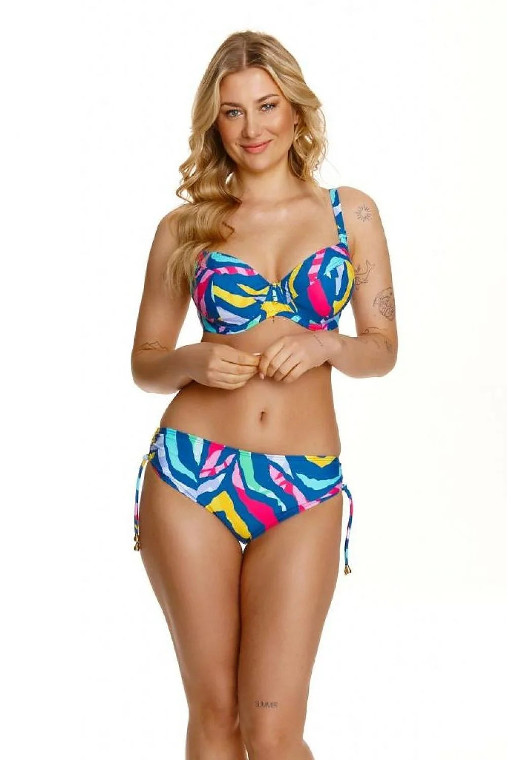 Bikini Lupo Line design audacieux couleurs vives femme maillot de bain plage piscine soutien-gorge nageur armatures ajustables