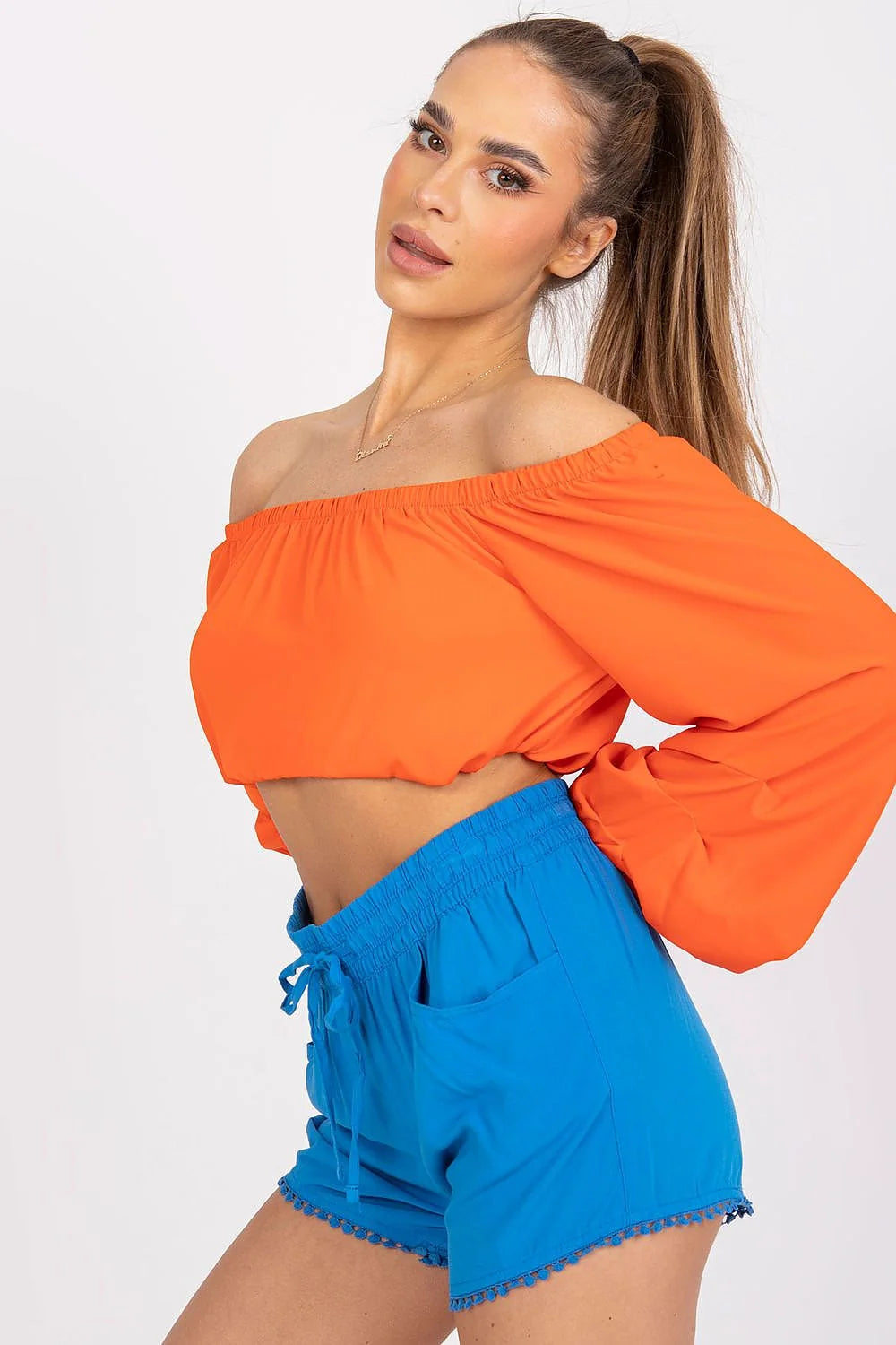 Shorts Fresh Made Femme Taille Hanche Ceinture Poches Coulissantes Viscose 100 % Élégant Confort Été