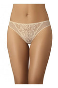 Culottes Teyli dentelle florale couleur nude maille transparente femmes comfort taille basse coton intérieur