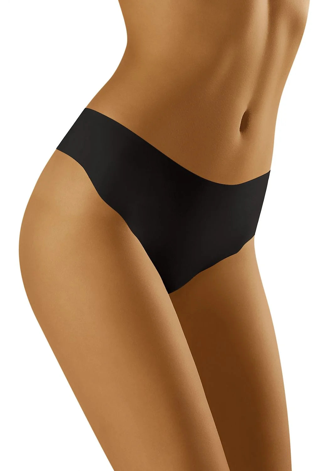 Culotte invisible beige microfibre extensible Wolbar sans couture élégante confort quotidien taille basse femme