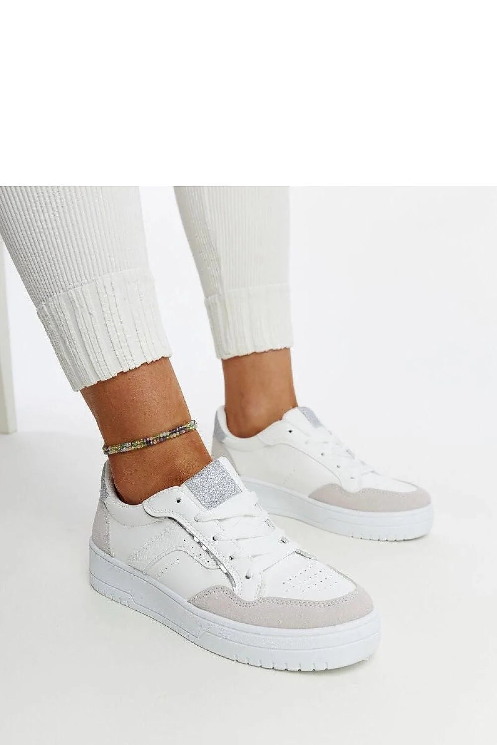 Baskets Solea Classiques Basse Semelle Épaisse Blanc Gris Cuir Semelle en Caoutchouc Haute Qualité Femme Été Printemps Occasions Décontractées Mode Raffinée