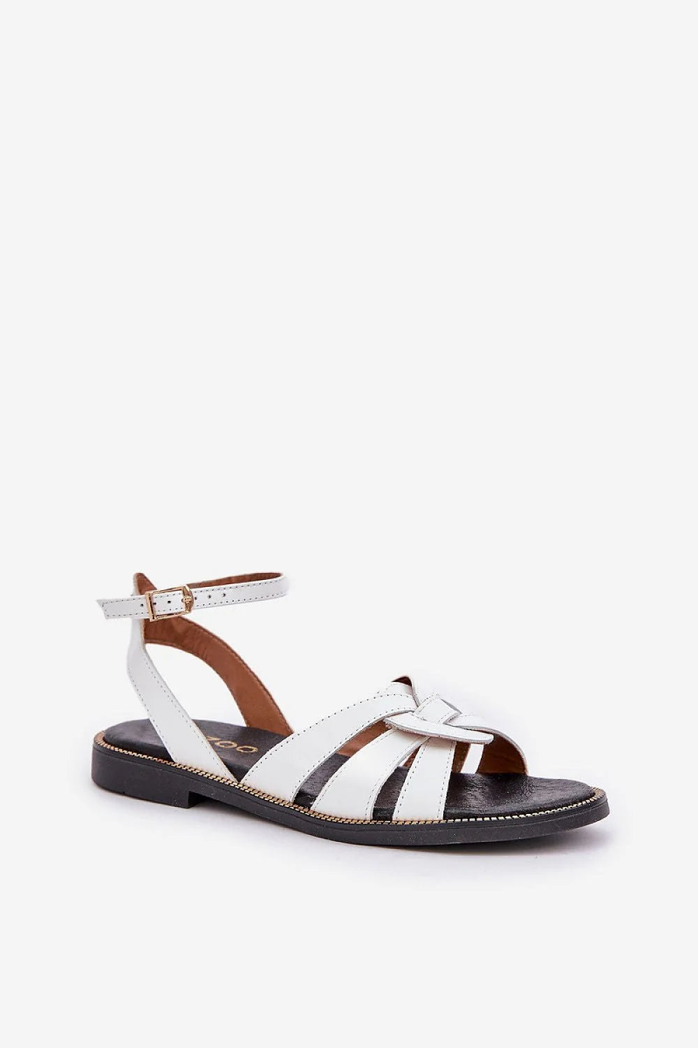 Sandales femmes ouvertes style estival bride crisscross ajustable boucle dorée confort été élégance sandales summer