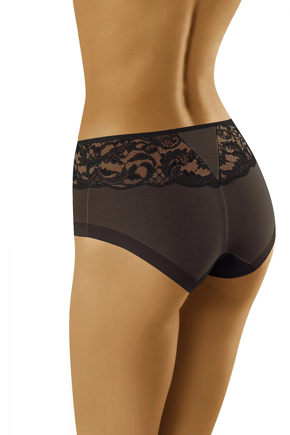 Culottes taille haute en dentelle et microfibre élégantes, confortables, pour femme moderne, usage quotidien