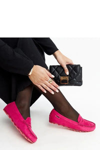 Moccasins Solea nubuck rose foncé confortables style épuré sans lacets semelle caoutchouc adhérence chic moderne femmes