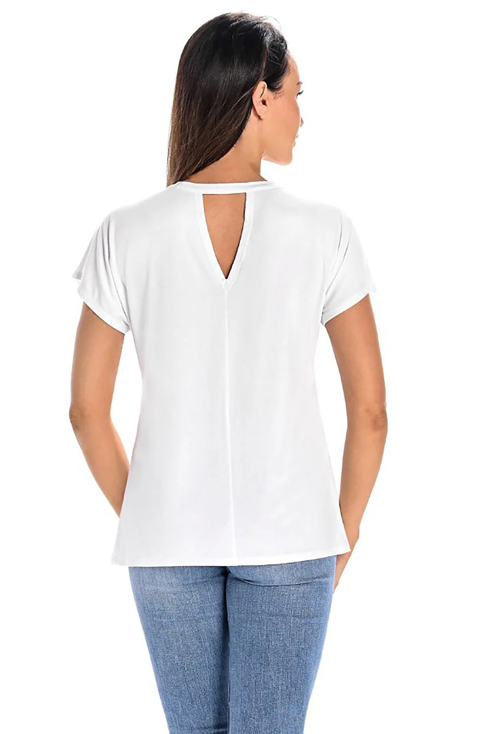 Chemisier Teyli mode élégante pour femme maille transparente coupe flatteuse manches courtes matières confortables