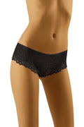 Culottes Wolbar élégantes en dentelle noire femme style raffiné coupe ajustée élasthanne polyamide Taille S M L
