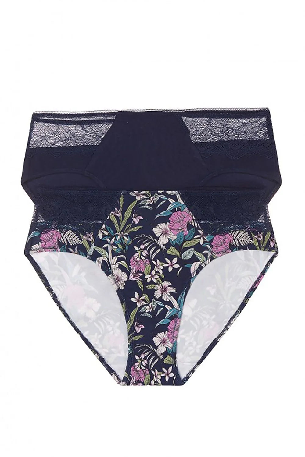 culottes féminines coton stretch dentelle florale unie imprimée marine bleu rose mihaute couvrante maintien confortable respirante coutures discrètes nœud décoratif
