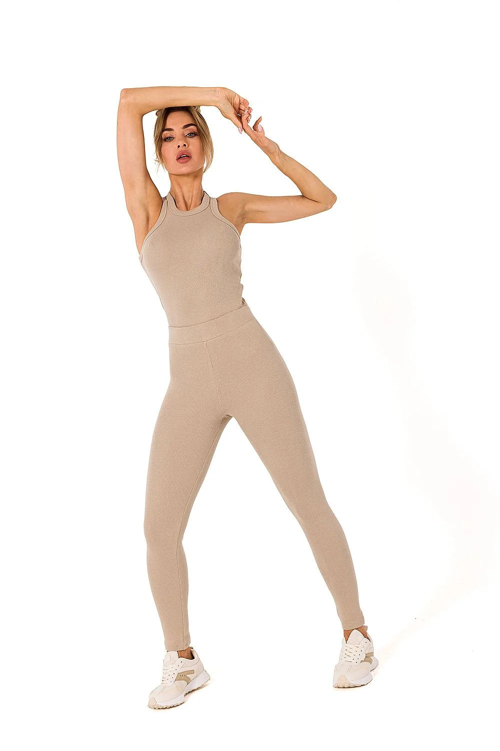Leggings Moe pour femmes mode sport coupe ajustée elasthanne coton vert vif tendance basique yoga fitness